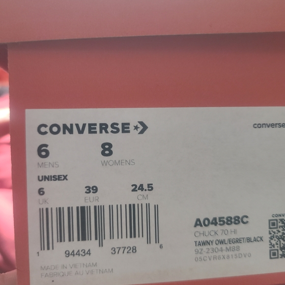 Converse High-Top Sneakers - Tawny Owl - Picture 2 of 2